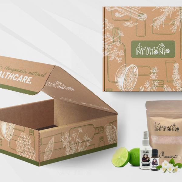 Package Design Aromatic Infusions 600x600