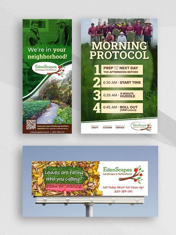 Edescapes Graphic Design And Collateral 600x800