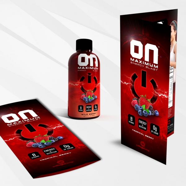 Package Design On Energy Drink 600x600